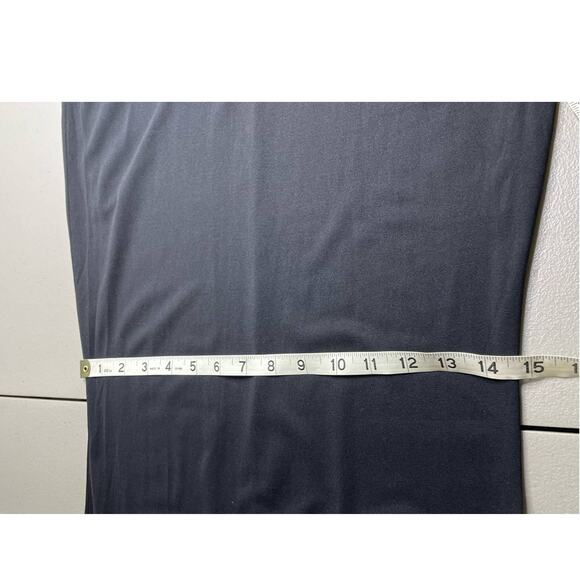 Vtg Y2K Impuls Halter Cutout Midi Maxi Dress Goth Grunge Black L Sexy‎ LBD - Picture 7 of 10